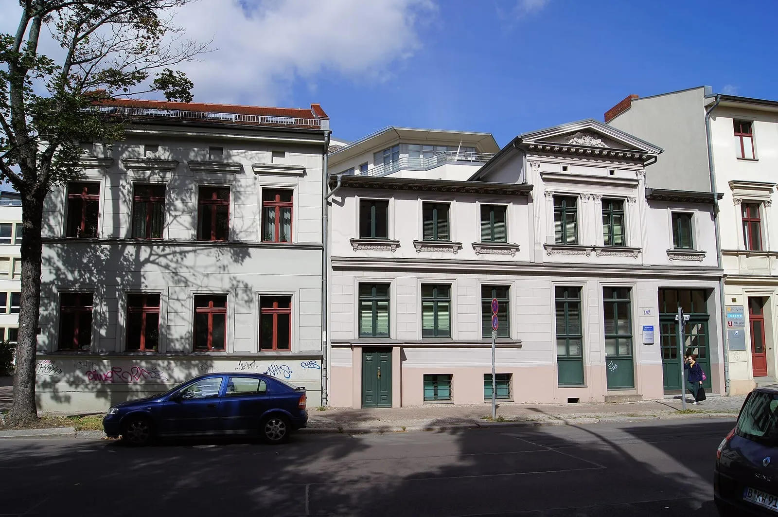 Immeuble d'habitation ancien à Berlin-Weissensee, dans l'est de la capitale