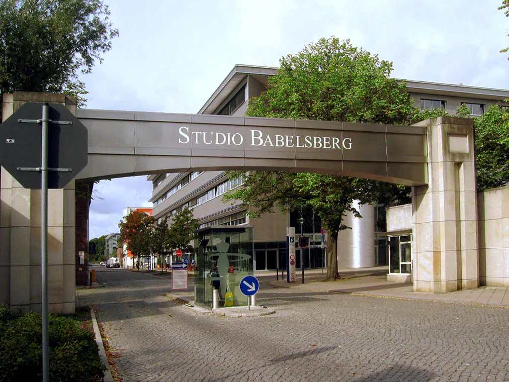 L'entrée des studios de cinéma Babelsberg à Potsdam